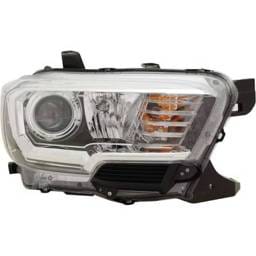 Headlight Compatible With 2018 Toyota Tacoma 2.7L 3.5L I4 Right Passenger Side Halogen Rt10010043q