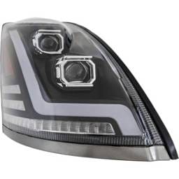 Headlight Compatible With 2004-2015 Volvo Vnl 12.8L 14.9L I6 Right Passenger Side Led Rv10010033-Hdu