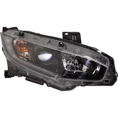 Headlight Compatible With 2018 Honda Civic 2.0L 1.5L I4 K20c2 L15b7 K20c1 Right Passenger Side