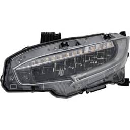 Headlight Compatible With 2020-2021 Honda Civic 2.0L 1.5L I4 K20c2 L15b7 K20c1 Left Driver Side Led