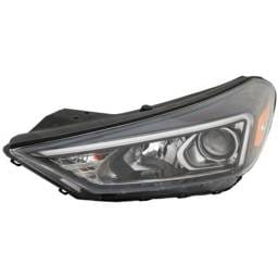 Headlight Compatible With 2019-2021 Hyundai Tucson 2.0L 2.4L I4 Left Driver Side Halogen