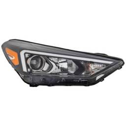 Headlight Compatible With 2019-2021 Hyundai Tucson 2.0L 2.4L I4 Right Passenger Side Halogen