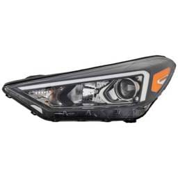 Headlight Compatible With 2019-2021 Hyundai Tucson 2.0L 2.4L I4 Left Driver Side Halogen