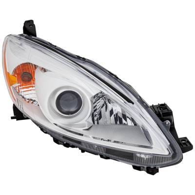 Headlight Compatible With 2012-2017 Mazda 5 2.3L 2.5L I4 L3 L5 Right Passenger Side Halogen