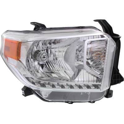 Headlight Compatible With 2014-2015 Toyota Tundra 4.0L 4.6L V6 Right Passenger Side Halogen