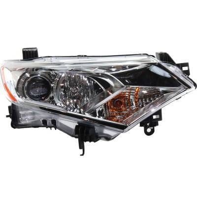 Headlight Compatible With 2012-2017 Nissan Quest 3.5L V6 Vq35de Right Passenger Side Halogen