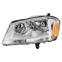 Headlight Compatible With 2008-2014 Dodge Avenger 2.4L 3.6L I4 Ed3 Left Driver Side Halogen