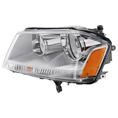 Headlight Compatible With 2008-2014 Dodge Avenger 2.4L 3.6L I4 Ed3 Left Driver Side Halogen thumbnail 3