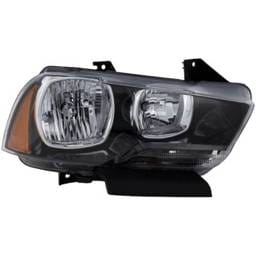 Headlight Compatible With 2011-2014 Dodge Charger 3.6L 5.7L V6 Right Passenger Side Halogen