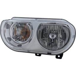 Headlight Compatible With 2008-2014 Dodge Challenger 3.6L 5.7L V6 Left Driver Side Halogen