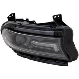 Headlight Compatible With 2018-2021 Dodge Charger 3.6L 5.7L V6 Hellcat Right Passenger Side Halogen