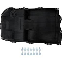 New Plastic Transmission Pan Compatible With Ram 1500 Big Horn 6 Cyl 3.6L 1500 Classic Big Horn 8