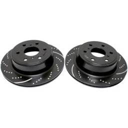 New Dimpled Brake Disc Compatible With Chevrolet Suburban Ls 8 Cyl 5.3L Tahoe Lt 8 Cyl 5.3L Suburban