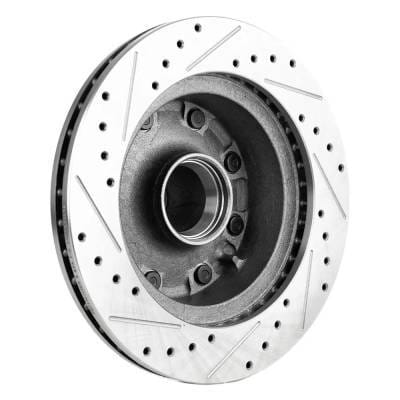 New Cross-Drilled Brake Disc Compatible With Ford E-350 Econoline Xl 10 Cyl 6.8L 1995-2004 By 1320 thumbnail 9