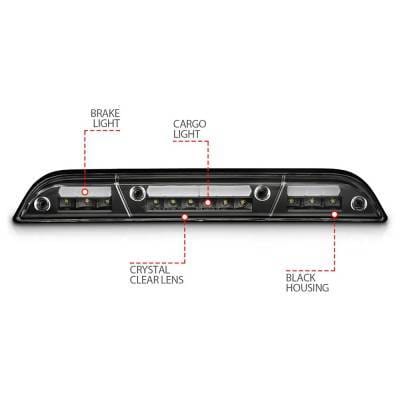 New Clear Lens Third Brake Light Compatible With Ford F-150 King Ranch F-150 Xlt F-150 All Submodels thumbnail 7