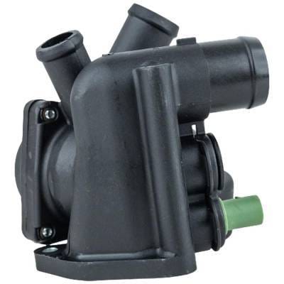 New 3 Outlet Ports Thermostat Housing Compatible With Audi Volkswagen Jetta Glx 6 Cyl 2.8L Eurovan thumbnail 5