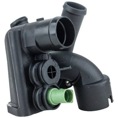 New 3 Outlet Ports Thermostat Housing Compatible With Audi Volkswagen Golf Gti Glx 6 Cyl 2.8L Tt thumbnail 3