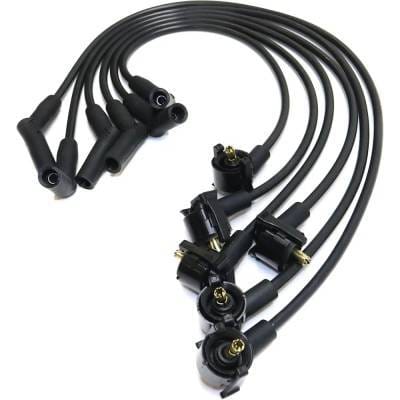 New 8 Mm Spark Plug Wire Compatible With Ford Mazda Mercury Taurus Svg 6 Cyl 3.0L Ranger Xl 6 Cyl thumbnail 3
