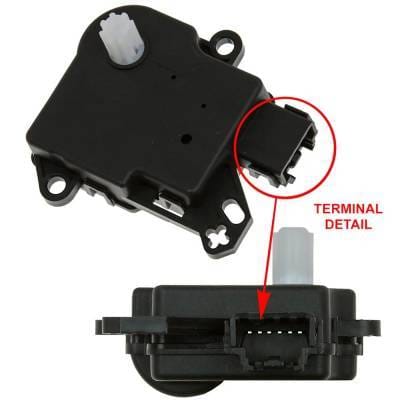 New Main Auxiliary A/C Actuator Compatible With Ford F-150 Harley-Davidson Edition 8 Cyl 6.2L