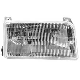 Headlight Assembly Right Passenger Side Compatible With 1992-1997 Ford F-250 Hd Bronco F-150 F-250