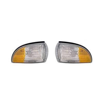 New Pair Of Side Marker Light Compatible With Chevrolet Caprice 1991-1996 5976556 Gm2521120 5976555