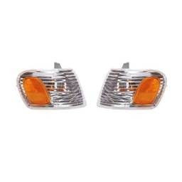 New Pair Of Turn Signal Lights Compatible With Toyota Corolla 2001-02 8151002070 To2530137