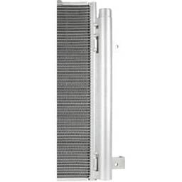 A/C Condenser Compatible With 2009 Kia Borrego 3.8L V6 Ex Lx Parallel Flow Aluminum With Integrated