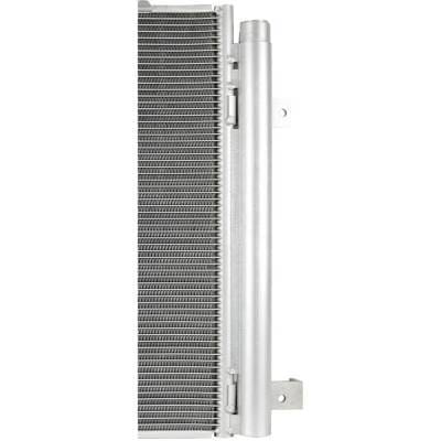 A/C Condenser Compatible With 2009 Kia Borrego 3.8L V6 Ex Lx Parallel Flow Aluminum With Integrated