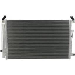 A/C Condenser Compatible With 2007-2012 Hyundai Veracruz Gls Limited 3.8L V6 Parallel Flow Aluminum