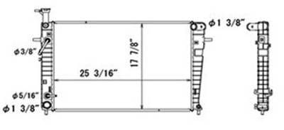 New Radiator Assembly Compatible With Hyundai 07-09 Tucson 2.0L 1975Cc Auto Ac 8118 Cu2785 25310 thumbnail 3