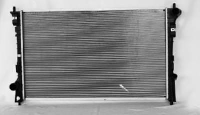 New Radiator Assembly Compatible With Ford 07-08 Edge 3.5L V6 3496Cc 213 Cid W/Auto Trans W/Tow 3460