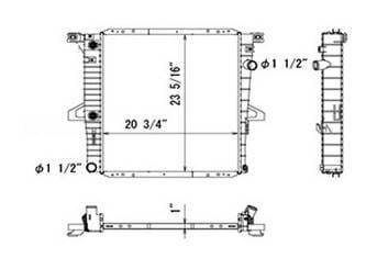 New Radiator Assembly Compatible With Ford 01-12 Ranger Dohc Fo3010244 6L5z 8005 Aa Cu2470 9433 3113 thumbnail 7