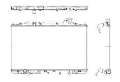New Radiator Assembly Compatible With Honda 11-12 Odyssey 2602 19010-Rv0-A51 Ho3010227 Cu1290 2602 thumbnail 3