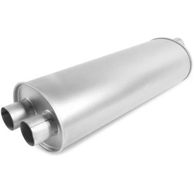 New Oval Muffler Compatible With Chevrolet Gmc Silverado 3500 Ls 8 Cyl 6.0L Sierra 2500 Slt 8 Cyl