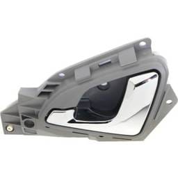 Front Left (Driver Side) Interior Door Handle Compatible With 2005-2010 Honda Odyssey Gray Bezel