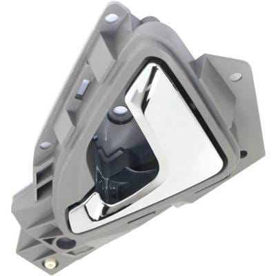 Front Left (Driver Side) Interior Door Handle Compatible With 2005-2010 Honda Odyssey Gray Bezel thumbnail 3