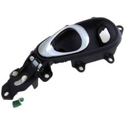 Front Driver Side Interior Door Handle Compatible With 2001-2005 Chrysler Pt Cruiser Black With Lock