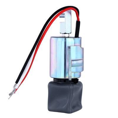 New Fuel Shut-Off Solenoid Compatible With Kubota Z482 Engines 1756Es-24Sul5b1s5 Sa4899-12 thumbnail 3
