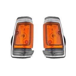 New Pair Of Side Marker Lights Compatible With Nissan 720 Rwd 1983-86 Ni2550102 26180-10W00