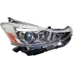 Headlight Compatible With 2015-2018 Toyota Prius V 1.8L I4 Right Passenger Side Halogen Repty100143q
