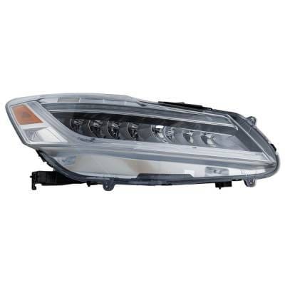 Headlight Compatible With 2016-2017 Honda Accord 2.4L 3.5L I4 K24w J35y Lfa Right Passenger Side Led