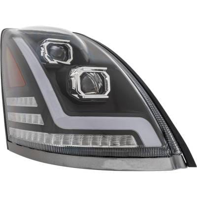 Headlight Compatible With 2004-2015 Volvo Vnl 12.8L 14.9L I6 Right Passenger Side Halogen