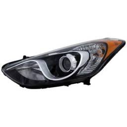 Headlight Compatible With 2013-2017 Hyundai Elantra Gt Left Driver Side Halogen Reph100340q