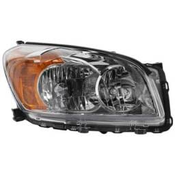 Headlight Compatible With 2009-2012 Toyota Rav4 2.5L 3.5L I4 Right Passenger Side Halogen