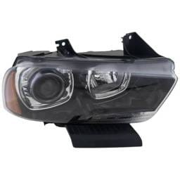 Headlight Compatible With 2011-2014 Dodge Charger 3.6L 5.7L V6 Right Passenger Side Xenon
