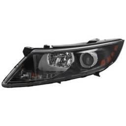 Headlight Compatible With 2011-2013 Kia Optima 2.4L 2.0L I4 Left Driver Side Halogen Repk100134q