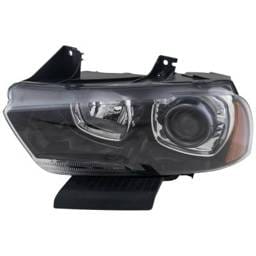 Headlight Compatible With 2011-2014 Dodge Charger 3.6L 5.7L V6 Left Driver Side Xenon Repd100184q