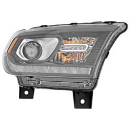 Headlight Compatible With 2014-2015 Dodge Durango 3.6L 5.7L V6 Hellcat Right Passenger Side Halogen