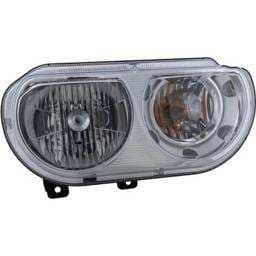 Headlight Compatible With 2008-2014 Dodge Challenger 3.6L 5.7L V6 Right Passenger Side Halogen