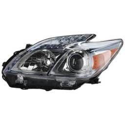 Headlight Compatible With 2010-2011 Toyota Prius 1.8L I4 Left Driver Side Halogen Rept100142q 134Hp